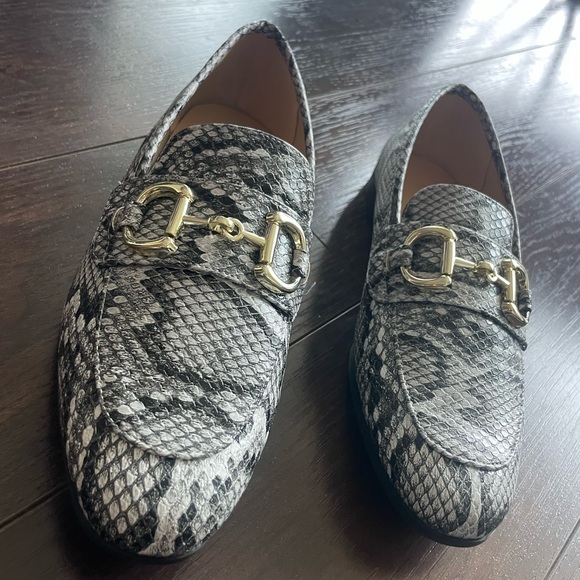 Black & White Slip On Loafer - Picture 7 of 14